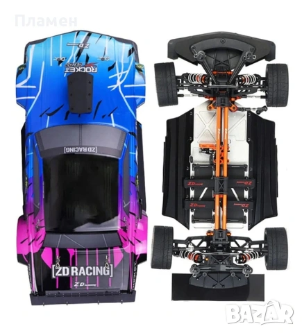 Количка с дистанционно управление ZD Racing EX-07 130 км.ч., снимка 6 - Друга електроника - 53830275