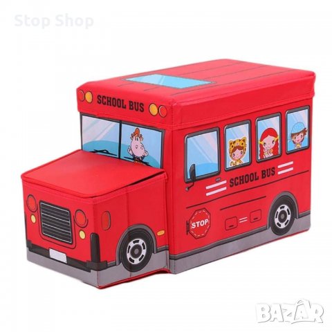 Детски автобус за игра сгъваема табуретка, снимка 3 - Мебели за детската стая - 40121751
