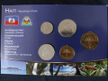 Хаити 1997-2003 -  Комплектен сет от 5 монети , снимка 1 - Нумизматика и бонистика - 44511128
