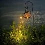 Декоративна соларна лампа със светлинни спринклери – ефект „водопад“, 60 LED, топла бяла светлина, снимка 2