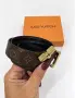 Louis Vuitton двулицев колан естествена кожа в кутия, снимка 6
