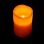 Декоративна, Батерийна, LED свещ,  Ø8x12cm , снимка 2