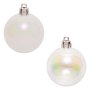 12 броя Комплект Бели коледни топки, 5см, снимка 2