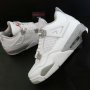 Nike Air Jordan 4 Retro White Oreo Нови Оригинални Обувки Размер 41 Номер Бели , снимка 1