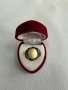 Немски сребърен пръстен с кост. №7683, снимка 1