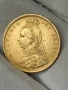 Златна монета ½ соверен  1887 - 1893, снимка 1