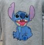 Нова детска ватирана блуза с дълъг ръкав Стич (Stitch) в сив цвят, снимка 2