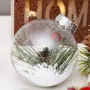 Комплект прозрачни коледни топки за украса - 16 броя в комплект, снимка 7