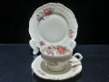 старинен немски порцелан чаша са кафе с чинийки , снимка 1