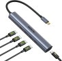 10Gbps USB C хъб, 4*USB C 3.1, 100 W мощност (не поддържа монитор), снимка 1 - Кабели и адаптери - 42178051