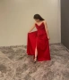 ⭐️Дълги сатенени рокли с цепка, снимка 2