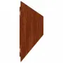 vidaXL Градински кантове 10 бр 15x103 см гъвкави кортенова стомана, снимка 5