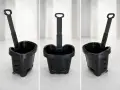 Пазарска кошница с телескопично рамо и колела 40L, снимка 1