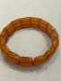 Съветска старинна гривна от натурален лечебен кехлибар , снимка 2
