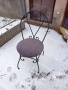 трапезни стол / столове от ковано желязо - прахово боядисани -цена 115лв за брой -налични 15 броя -5, снимка 8