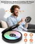 Преносим Bluetooth CD плейър Greadio CD37 със слушалки и вградени високоговорители, снимка 8