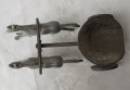 Колесница с 2 коня, кон, стара фигура статуетка пластика украса, снимка 6