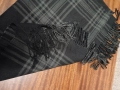 Шал дамски,каре черно, тип наметало, снимка 4