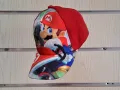 Нова детска шапка с козирка Super Mario Bros (Супер Марио) в червен цвят, снимка 4