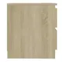 vidaXL Нощни шкафчета 2 бр дъб сонома 50x39x43,5 см инженерно дърво, снимка 5