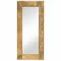 vidaXL Огледало, мангово дърво масив, 50x110 см, снимка 1