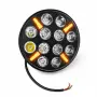 Кръгъл LED халоген 100 W с 12 диода, снимка 4