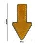 Жълти светлоотразители стрелка 100 x 50 mm 4 броя, снимка 4
