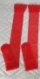 Червени еротични чорапи с дантела , снимка 4
