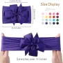 Jollybows 20 бр. Ленти за глава с панделки за бебета/малки деца, 4,5" найлонови ленти за коса, снимка 2