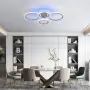 LED плафон с четири ринга 60 W и дистанционно, снимка 6