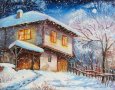 Картина за спалня | Зимен пейзаж от Боженци