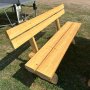 Градински дървен комплект Маса с Пейки, снимка 4