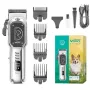 Професионална машинка за подстригване на домашни любимци VGR V-201, 4 приставки, USB зареждане, снимка 3