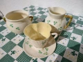 Комплект 4 Belleek Ирландия - изящен ръчно рисувна порцелан, снимка 10