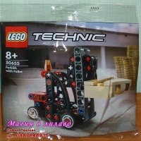 Продавам лего LEGO Technic 30655 - Мотокар с палет, снимка 1 - Образователни игри - 39764582