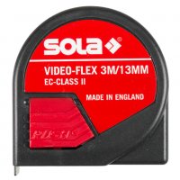 Ролетка Sola пластмасова 3 м, Video-Flex, снимка 3 - Други инструменти - 33879461