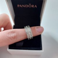 ПАНДОРА сребърен пръстен ALE 925, снимка 1 - Пръстени - 44335889