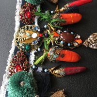 Чокър  от серията “Забранения плод” на дизайнерката Анелия Милчева, снимка 4 - Колиета, медальони, синджири - 41675716