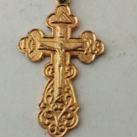 Кръст и иконки медальони Разпятие Христово 3.5/2.3 см, снимка 2 - Други ценни предмети - 42012567