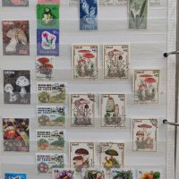 Пощенски марки гъби цветя 129 бр., снимка 3 - Филателия - 33886102