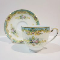 Японска порцеланова чаша с чинийка „Noritake“., снимка 5 - Колекции - 44252001