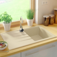 Кухненска мивка от Гранит модел Милано 780 x 500 mm - Бежав, снимка 2 - Други - 36079190