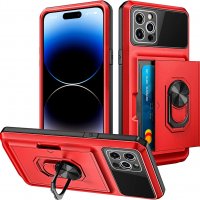 Нов Калъф Кейс Гръб за защита телефон iPhone 14 Pro Max със стойка Айфон, снимка 1 - Калъфи, кейсове - 39762545