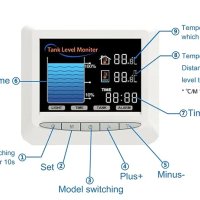 Ултразвуков контролер за ниво на течности Монитор за ниво на водата, снимка 5 - Друга електроника - 42331820