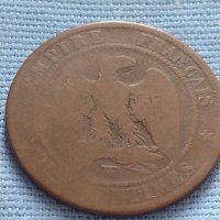 Рядка монета 10 сантима 1856"w" Франция Наполеон трети за КОЛЕКЦИЯ 26437, снимка 2 - Нумизматика и бонистика - 42681707