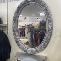 Тоалетка с огледало , снимка 2 - Шкафове - 44739648