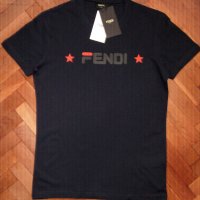  FENDI мъжка тениска нова с етикет - размер M,L,XL,XXL, снимка 1 - Тениски - 35024634