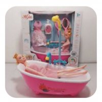 Комплект кукла във вана, снимка 8 - Кукли - 38939148