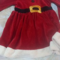 Коледна рокля, снимка 1 - Бебешки рокли - 40434427