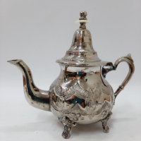Стар бронзов марокански чайник(2.3), снимка 3 - Антикварни и старинни предмети - 44681834